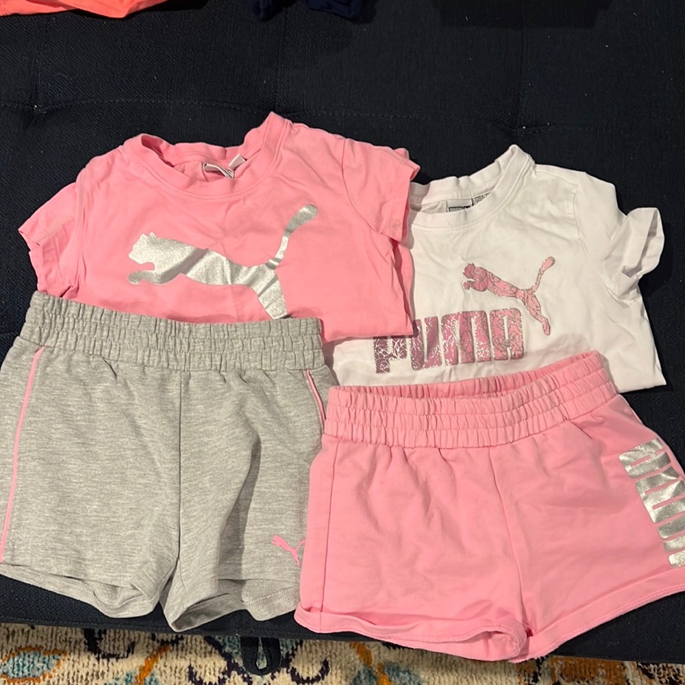 Lot Bundle of Little Girls Size 5/6 Puma Matching Set